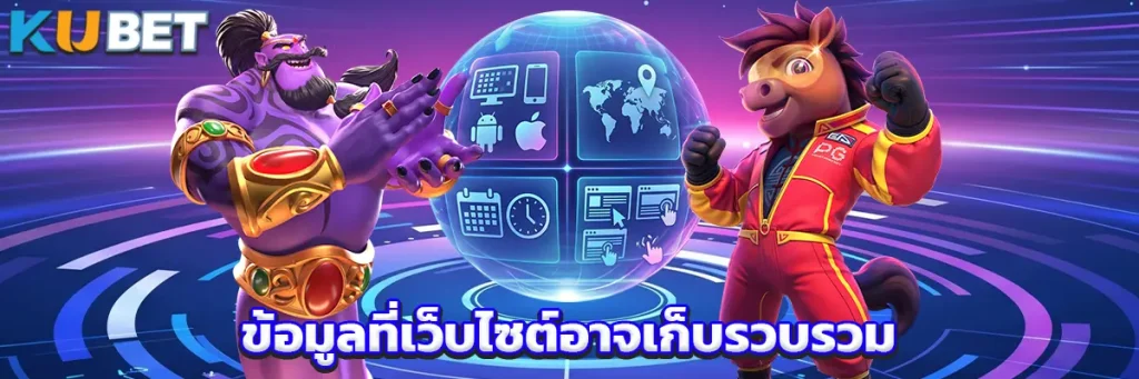 ข้อมูลที่เว็บไซต์อาจเก็บรวบรวม