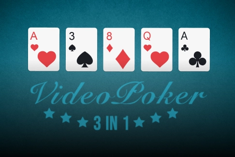 ภาพเกมทดลอง Video Poker 3 in 1