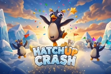 ภาพเกมทดลอง HatchUp Crash
